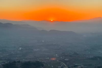 Nagarkot sunset view heugom