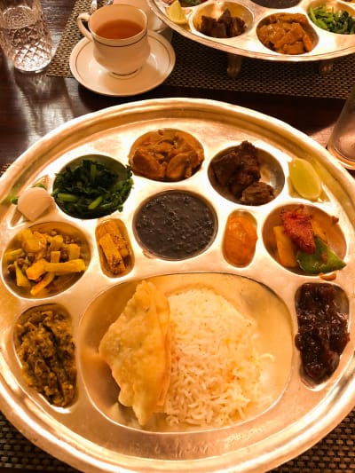 nepalese popular local foods Thakali Set cagslo