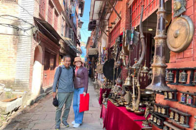 Street view during kathmandu tour lakiri