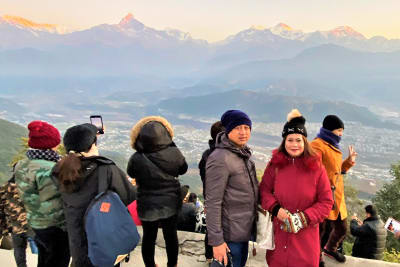 Sunrise from Sarangkot Pokhara