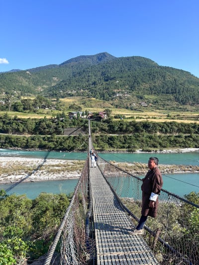 Suspension Bridge with our driver ipalpm