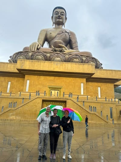 Buddha Dordenma in Rainly Days