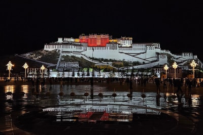 Potala Palace night view ghuvir