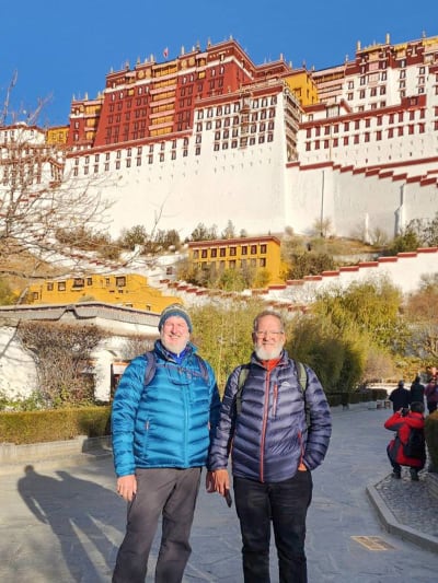 Potala Palace with valuable clients from USA