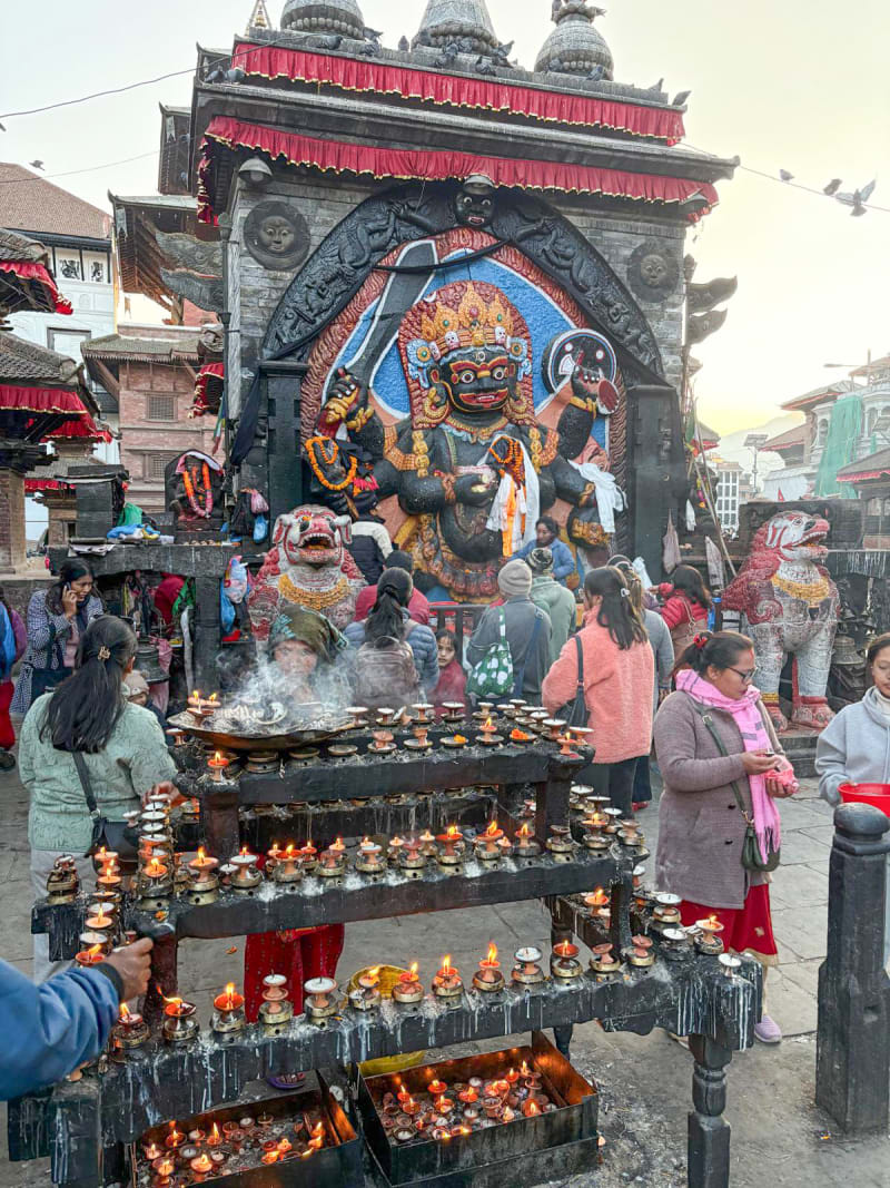 Kaal Bhairav shrine in Basantapur