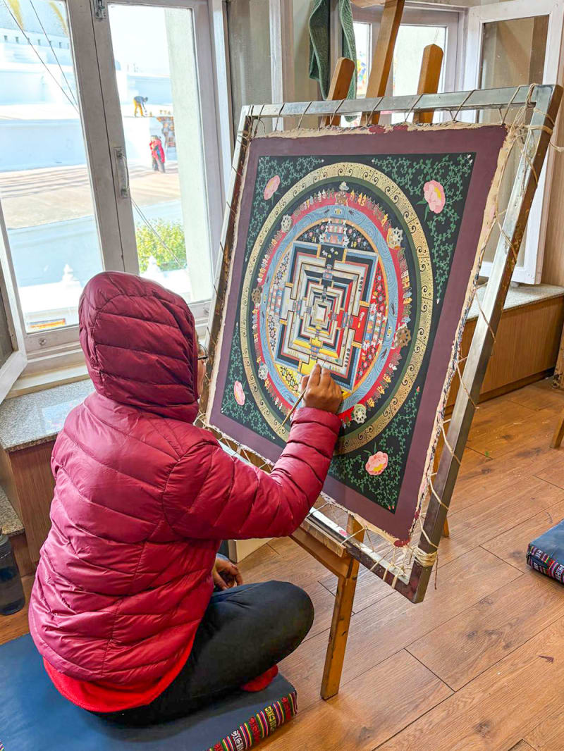 Mandala Art Painting in Kathmandu