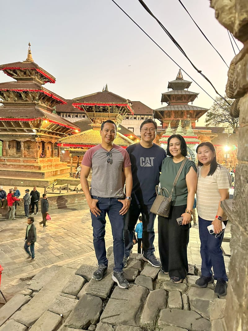 Patan durbar squre during evening