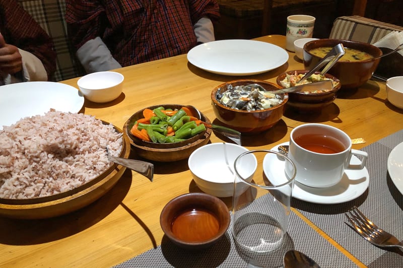 Local foods in Bhutan Popular one