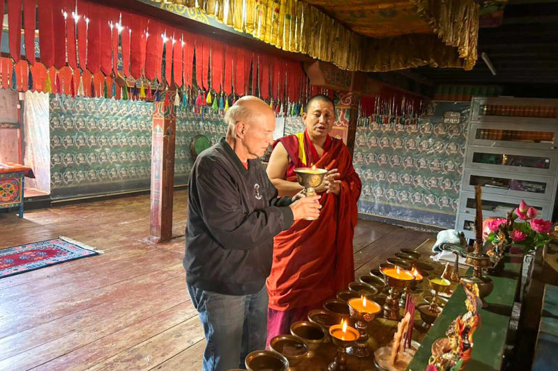 Spiritual Cleansing at the monastery
