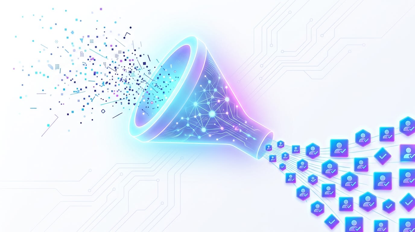 AI Lead Generation Funnel Data Visualization
