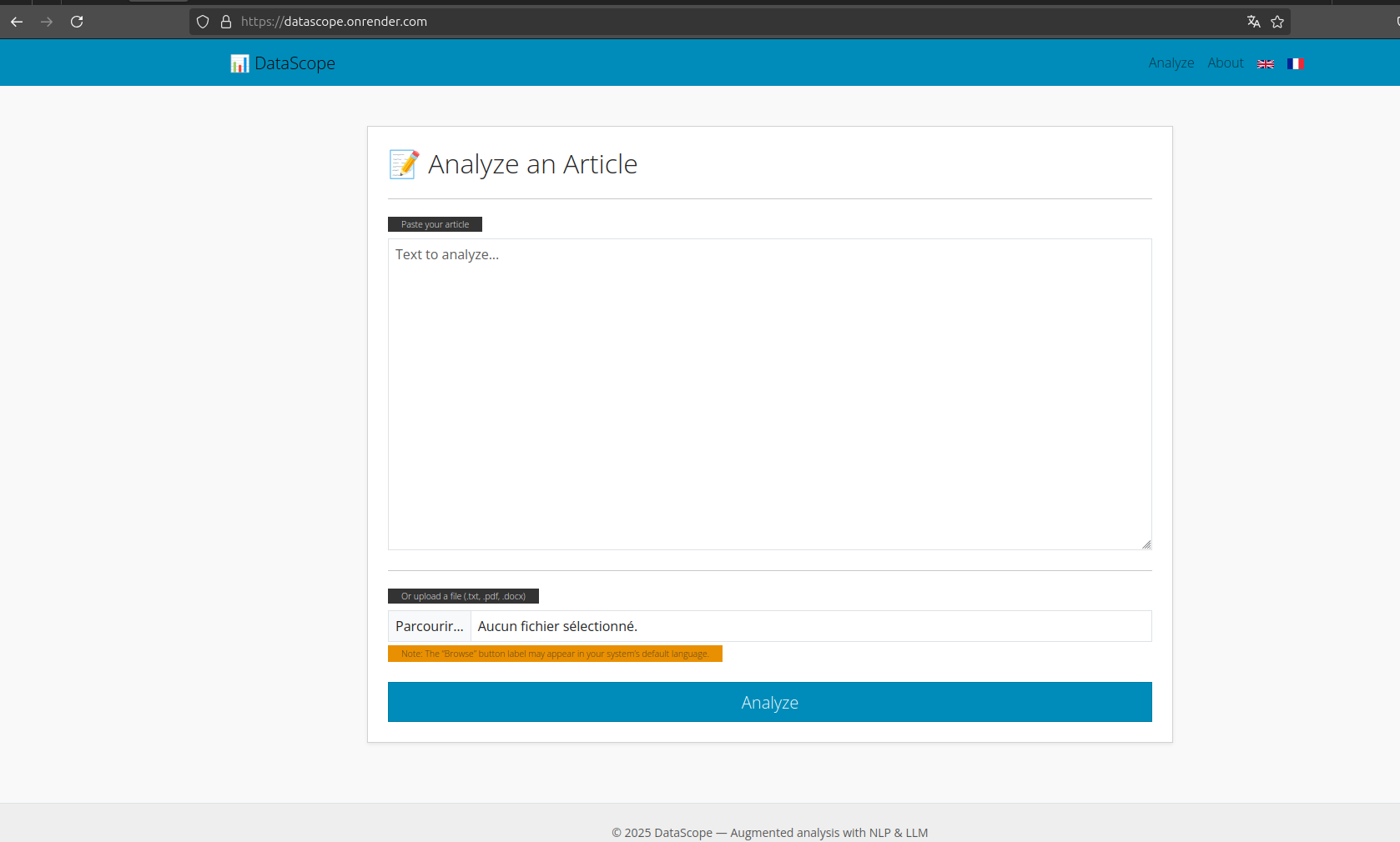 DataScope – Uncover the Data Potential of Any Article with AI