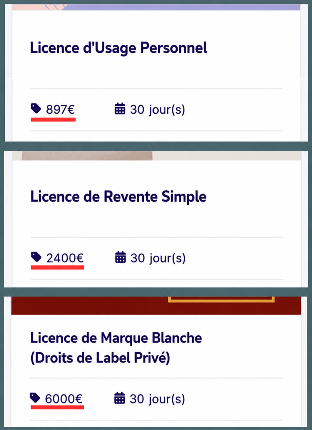 Licence commerciale