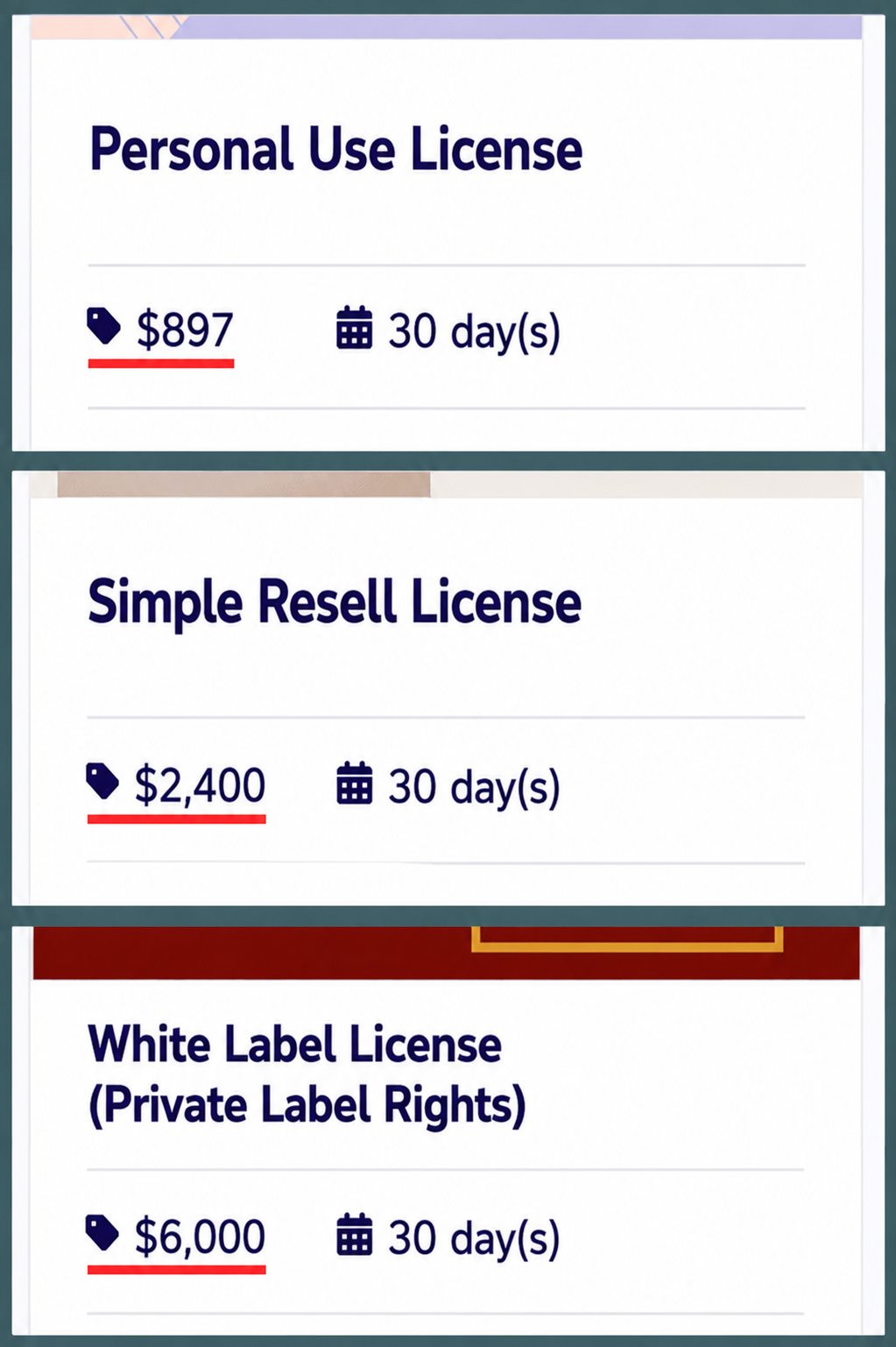 Commercial license