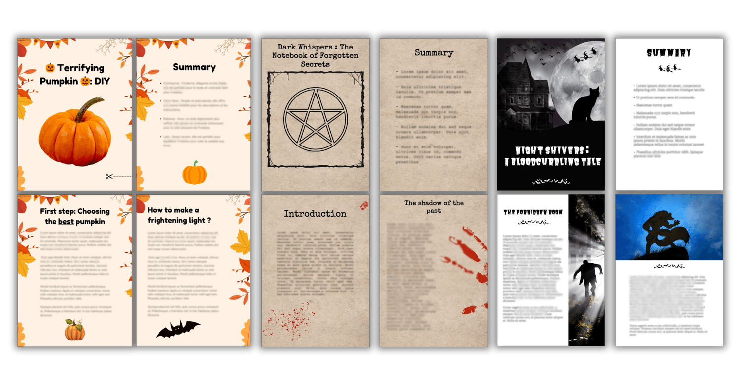 Examples of eBooks created with Sonic Book Mastery