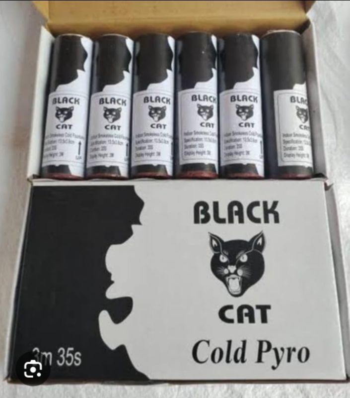 Black Cat Cold Pyro (pack of 6)