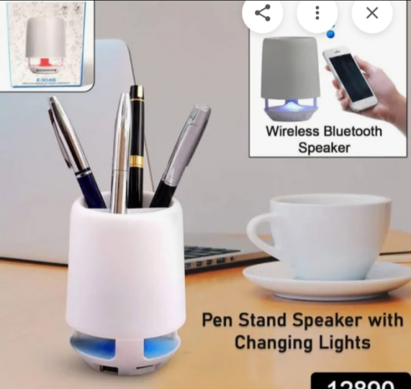 Bluetooth Speaker E-304B with pen stand