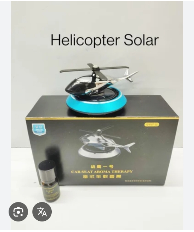 Solar Car Helicopter Freshener