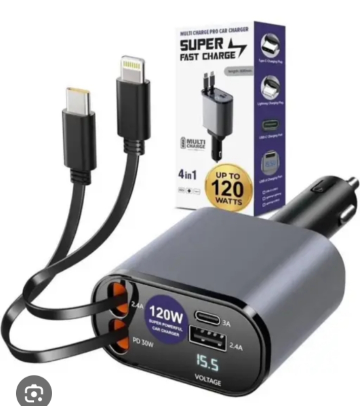 Super Fast Car Charger 120w