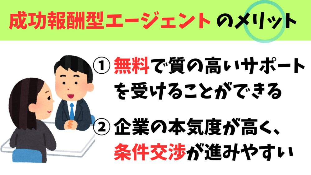 成功報酬型転職エージェント(例:PTOT人材バンク)のメリット
1.無料で質の高いサポートが受けられる
2.企業の本気度が高く、条件交渉が進みやすい