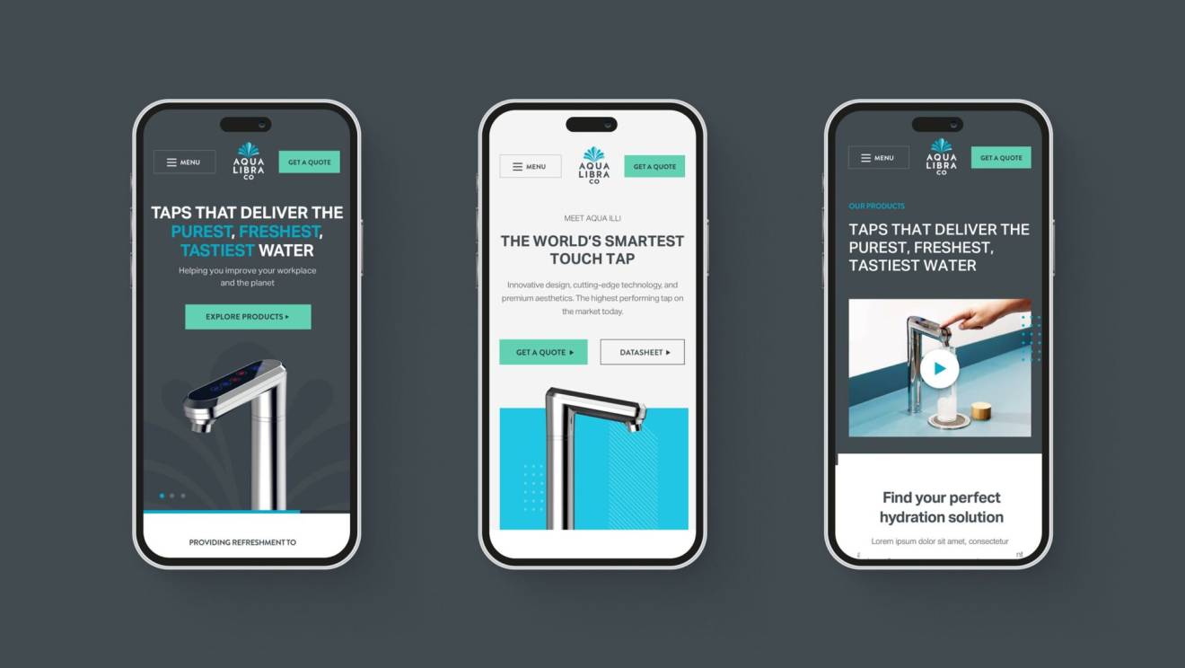 aqua libra app screens