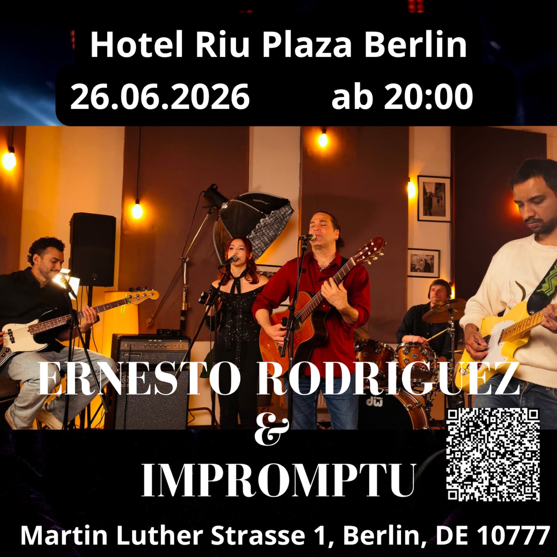 Ernesto Rodríguez & Impromptu - Live at Hotel Riu Plaza Berlin