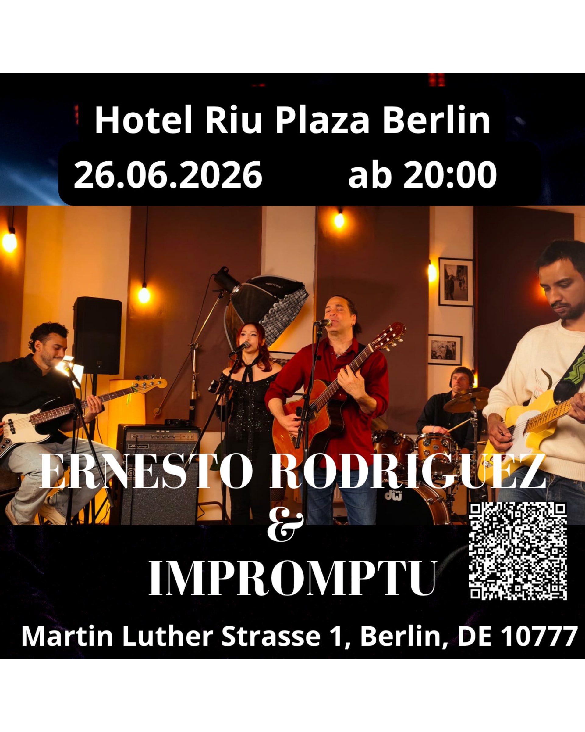 Ernesto Rodríguez & Impromptu - Live at Hotel Riu Plaza Berlin