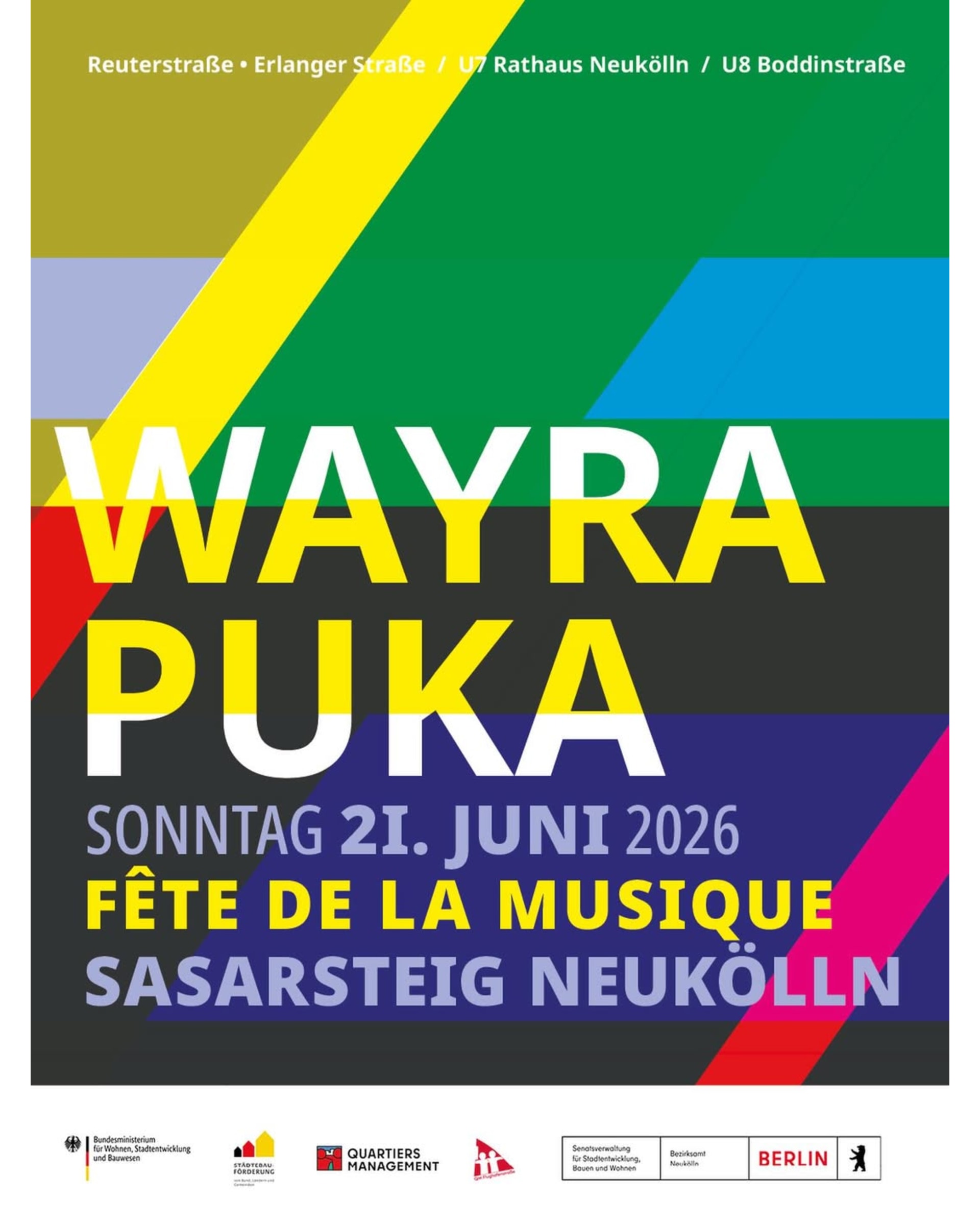 Wayra Puka en la Fete de la Musique