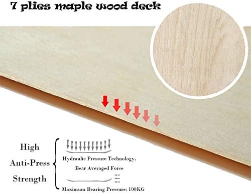 Vue 6 de Skateboard Complet Professionnel Adulte