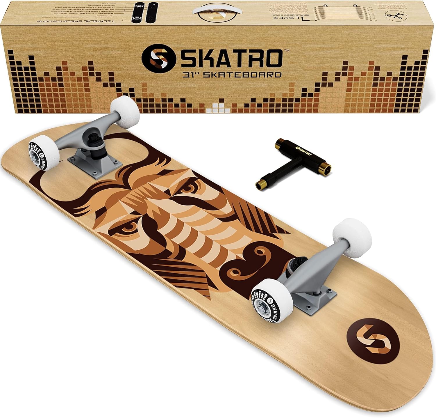 Skatro skateboard professionnel complet