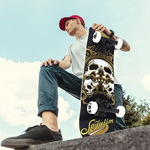 Vue 2 de Planche Skateboard Professionnelle Débutant
