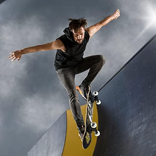 Vue 6 de Planche Skateboard Professionnelle Débutant