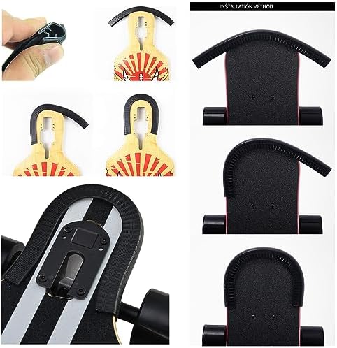 Vue 5 de Protections Skateboard Bord Caoutchouc