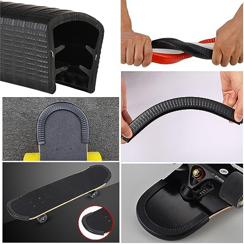 Vue 6 de Protections Skateboard Bord Caoutchouc