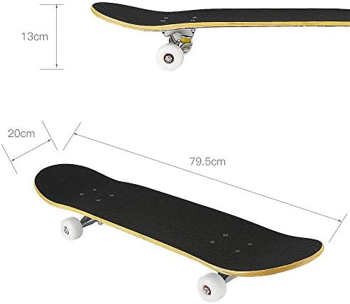 Vue 4 de Skateboard Complet Enfants Débutant