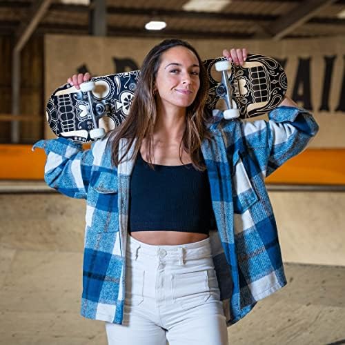 Vue 5 de Skateboard Candy Skull Débutants