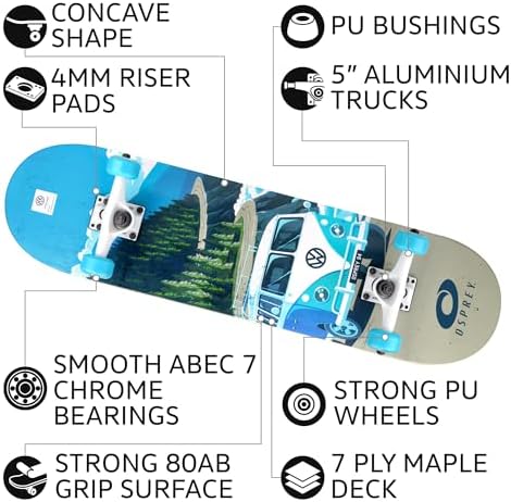 Vue 3 de Skateboard Volkswagen Complet Expert