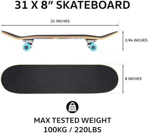 Vue 7 de Skateboard Volkswagen Complet Expert