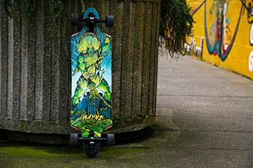 Vue 5 de Longboard Drop Through Professionnel Polyuréthane