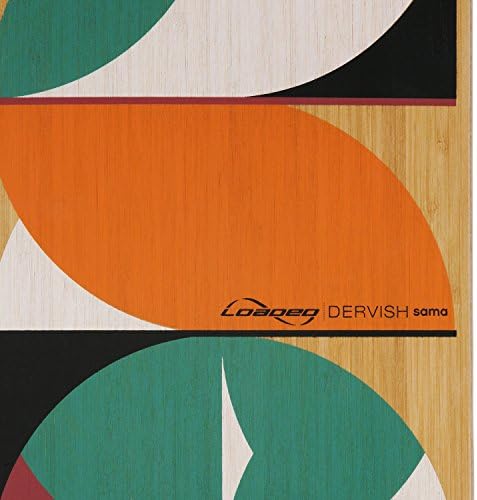 Vue 4 de Longboard Bambou Pintail Polyvalent