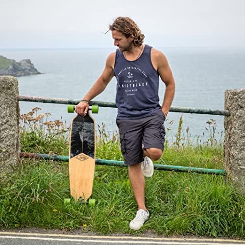 Vue 4 de Longboard Descente Confortable Durable