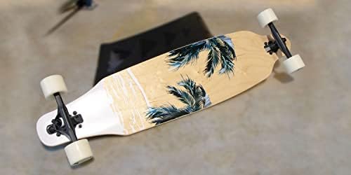 Vue 5 de Longboard Érable ABEC 7