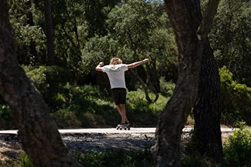 Vue 6 de Surfskate Longboard Bois Érable