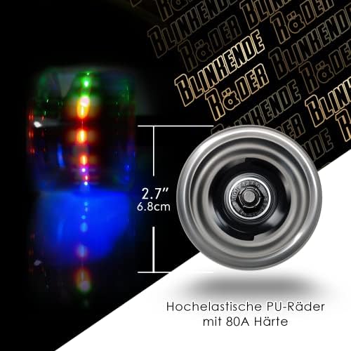 Vue 4 de Longboard Roulements Rapides Bois