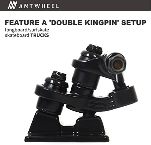 Vue 3 de Skateboard Camions Double Kingpin