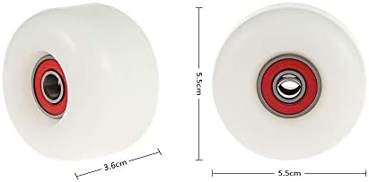 Vue 2 de Roues Skateboard Polyuréthane Résistantes