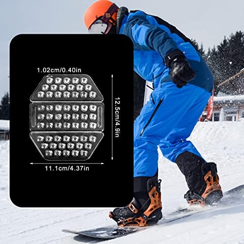 Vue 2 de Pads Snowboard Transparents Antidérapants