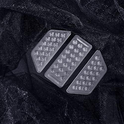 Vue 4 de Pads Snowboard Transparents Antidérapants