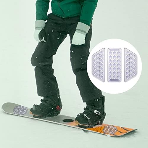 Vue 6 de Pads Snowboard Transparents Antidérapants