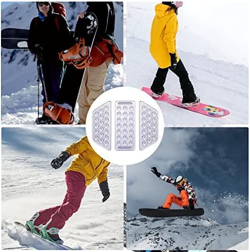 Vue 7 de Pads Snowboard Transparents Antidérapants