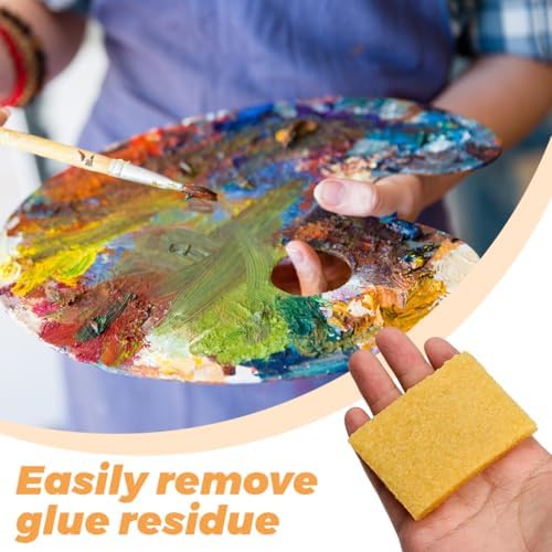 Vue 5 de Gomme Nettoyage Colle Résidus